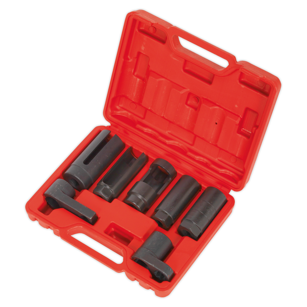 Oxygen Sensor Socket Set 3/8" & 1/2"Sq Drive 7pc SX032