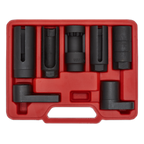 Oxygen Sensor Socket Set 3/8" & 1/2"Sq Drive 7pc SX032