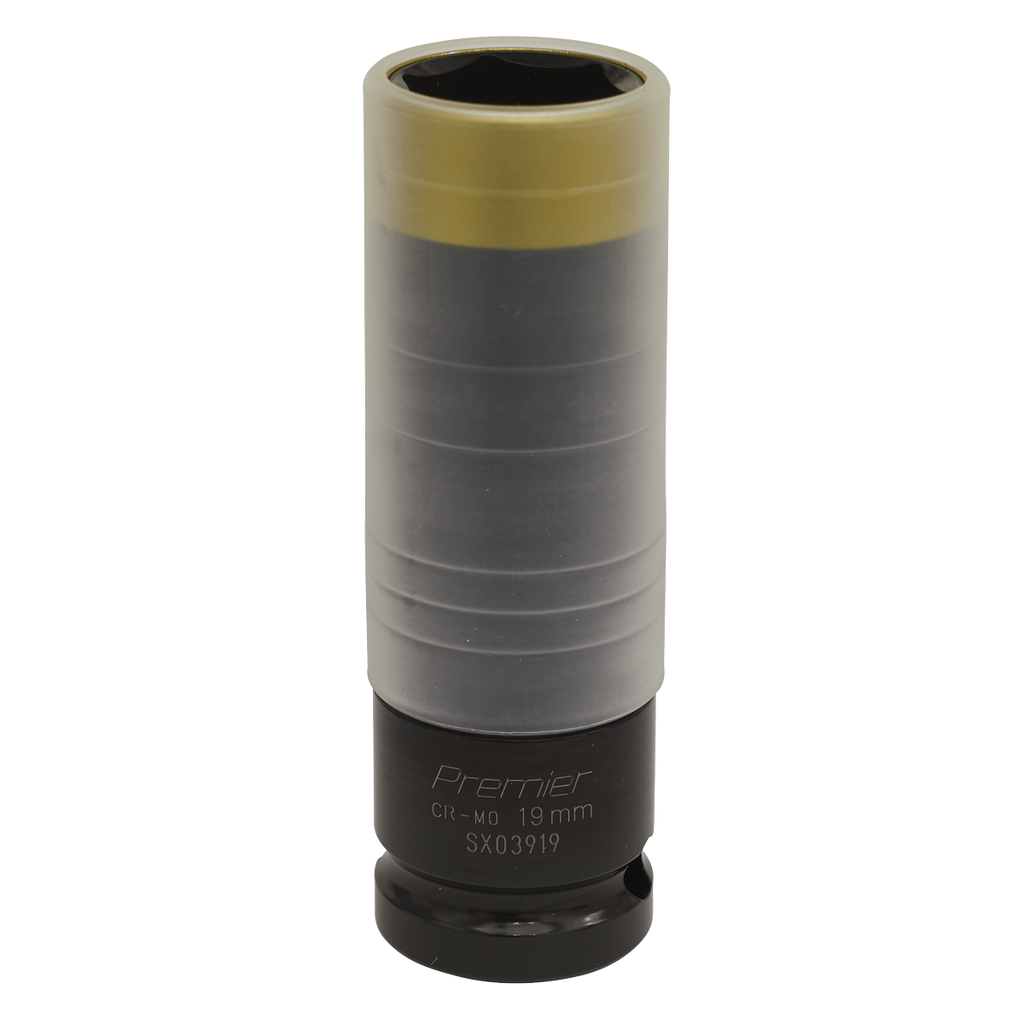 Alloy Wheel Ultra-Power Impact Socket 1/2"Sq Drive 19mm SX03919