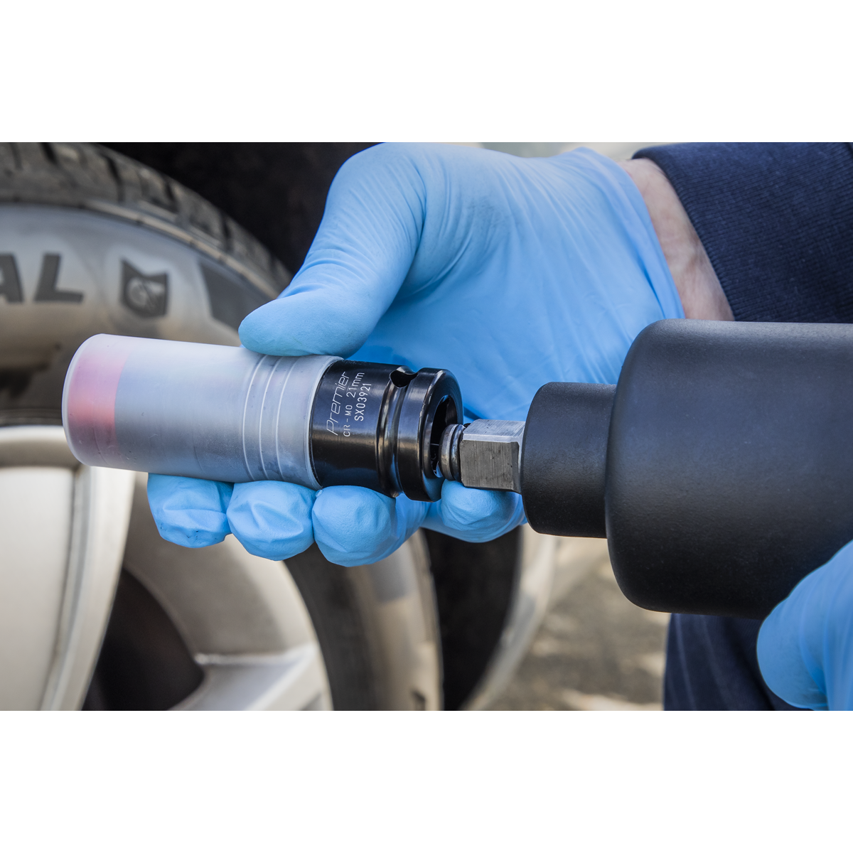 Alloy Wheel Ultra-Power Impact Socket 1/2"Sq Drive 21mm SX03921