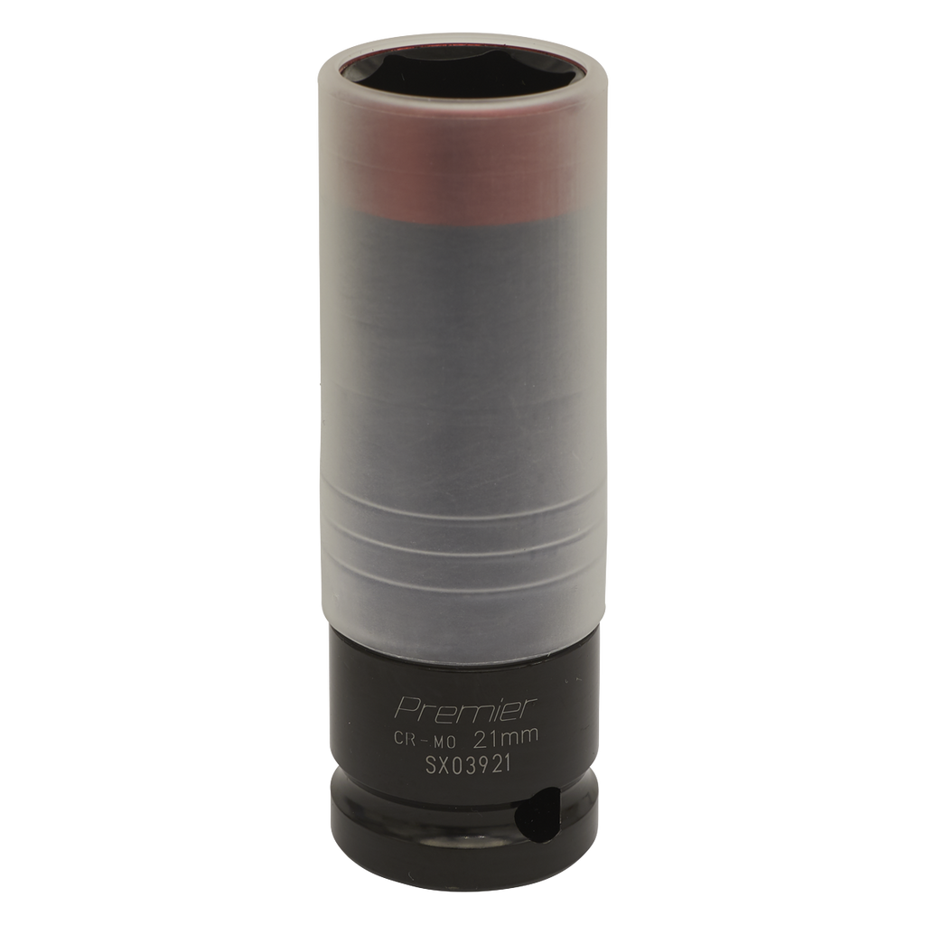 Alloy Wheel Ultra-Power Impact Socket 1/2"Sq Drive 21mm SX03921