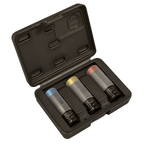 Alloy Wheel Ultra-Power Impact Socket Set 1/2"Sq Drive 3pc SX039
