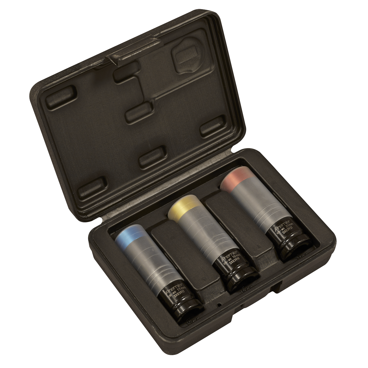 Alloy Wheel Ultra-Power Impact Socket Set 1/2"Sq Drive 3pc SX039