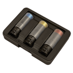 Alloy Wheel Ultra-Power Impact Socket Set 1/2"Sq Drive 3pc SX039
