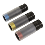 Alloy Wheel Ultra-Power Impact Socket Set 1/2"Sq Drive 3pc SX039