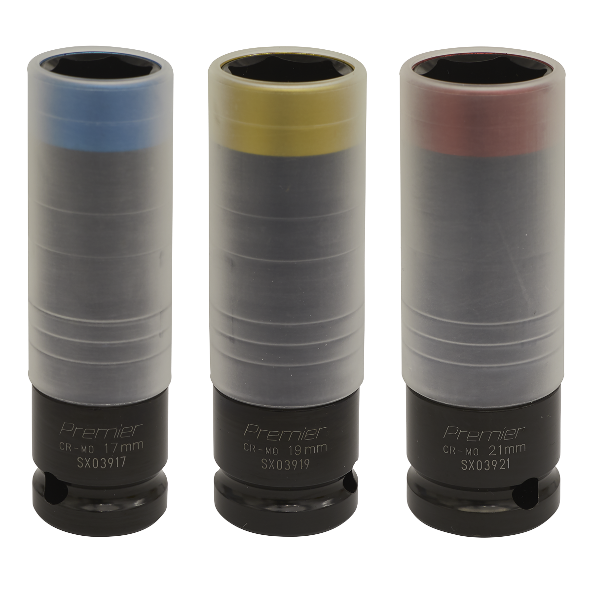 Alloy Wheel Ultra-Power Impact Socket Set 1/2"Sq Drive 3pc SX039