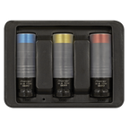 Alloy Wheel Ultra-Power Impact Socket Set 1/2"Sq Drive 3pc SX039