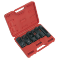Diesel Injector Window Socket Set 1/2"Sq Drive 6pc SX0401