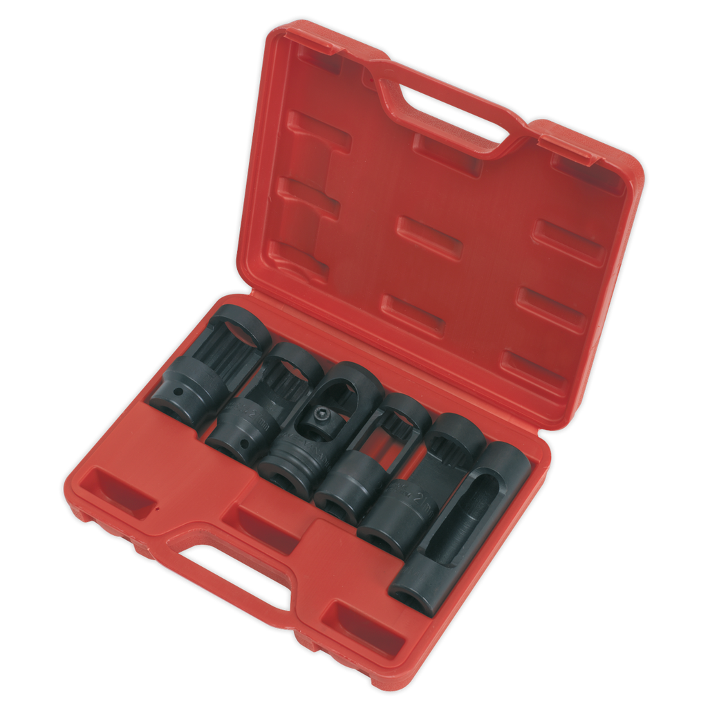 Diesel Injector Window Socket Set 1/2"Sq Drive 6pc SX0401