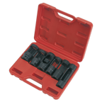 Diesel Injector Window Socket Set 1/2"Sq Drive 6pc SX0401