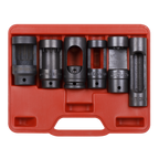 Diesel Injector Window Socket Set 1/2"Sq Drive 6pc SX0401