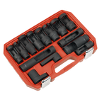 Oxygen & Diesel Injector Window Socket Set 1/2"Sq Drive 14pc SX045