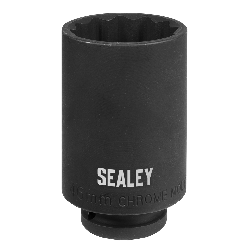 Impact Socket 1/2"Sq Drive 12-Point 46mm SX046