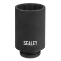 Impact Socket 1/2"Sq Drive 12-Point 46mm SX046