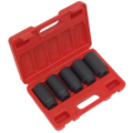 Impact Hub Nut Socket Set 1/2"Sq Drive 5pc SX050