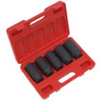 Impact Hub Nut Socket Set 1/2"Sq Drive 5pc SX050