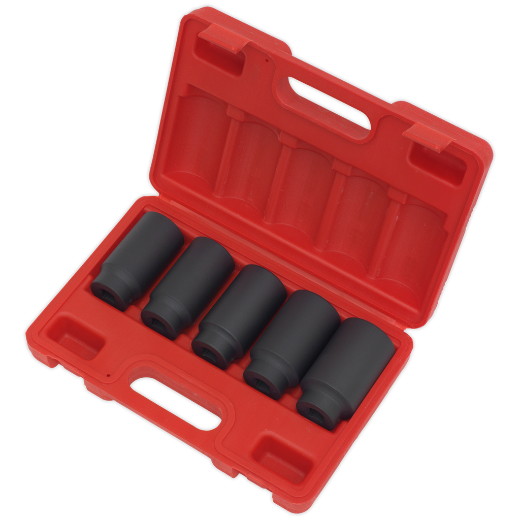 Impact Hub Nut Socket Set 1/2"Sq Drive 5pc SX050