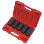 Impact Hub Nut Socket Set 1/2"Sq Drive 5pc SX050
