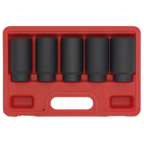 Impact Hub Nut Socket Set 1/2"Sq Drive 5pc SX050
