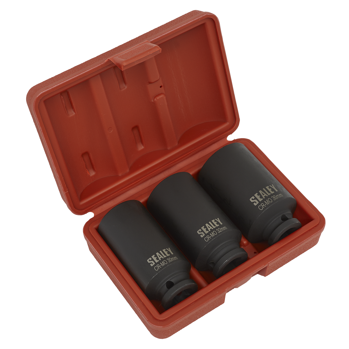 Impact Hub Nut Socket Set 1/2"Sq Drive 12-Point 3pc SX051