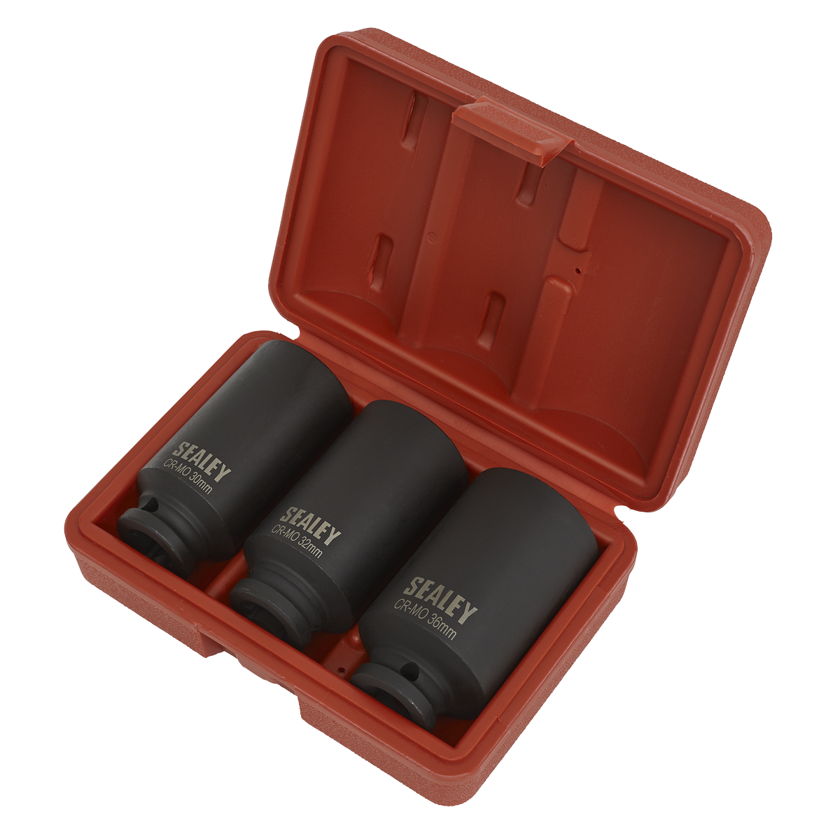 Impact Hub Nut Socket Set 1/2"Sq Drive 12-Point 3pc SX051