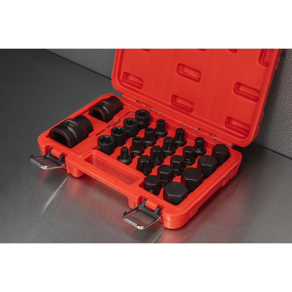 Impact Socket & Bit Set 3/4"Sq & 1"Sq Drive 23pc SX054