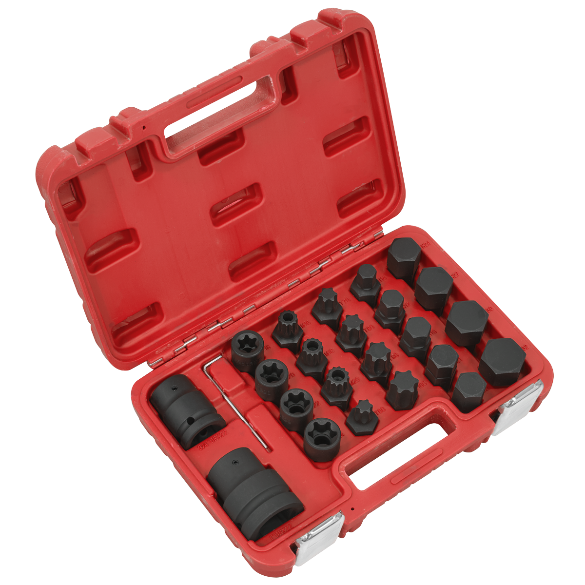 Impact Socket & Bit Set, 3/4"Sq & 1"Sq Drive 23pc SX054
