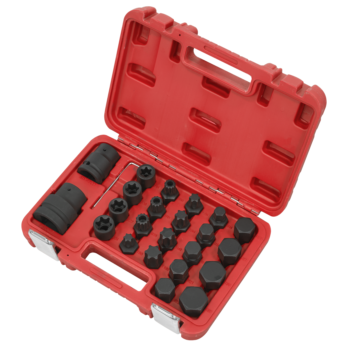 Impact Socket & Bit Set, 3/4"Sq & 1"Sq Drive 23pc SX054