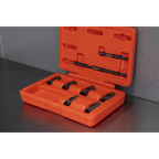 Flip Socket Set 1/4"Sq Drive 12-Point 8pc SX08