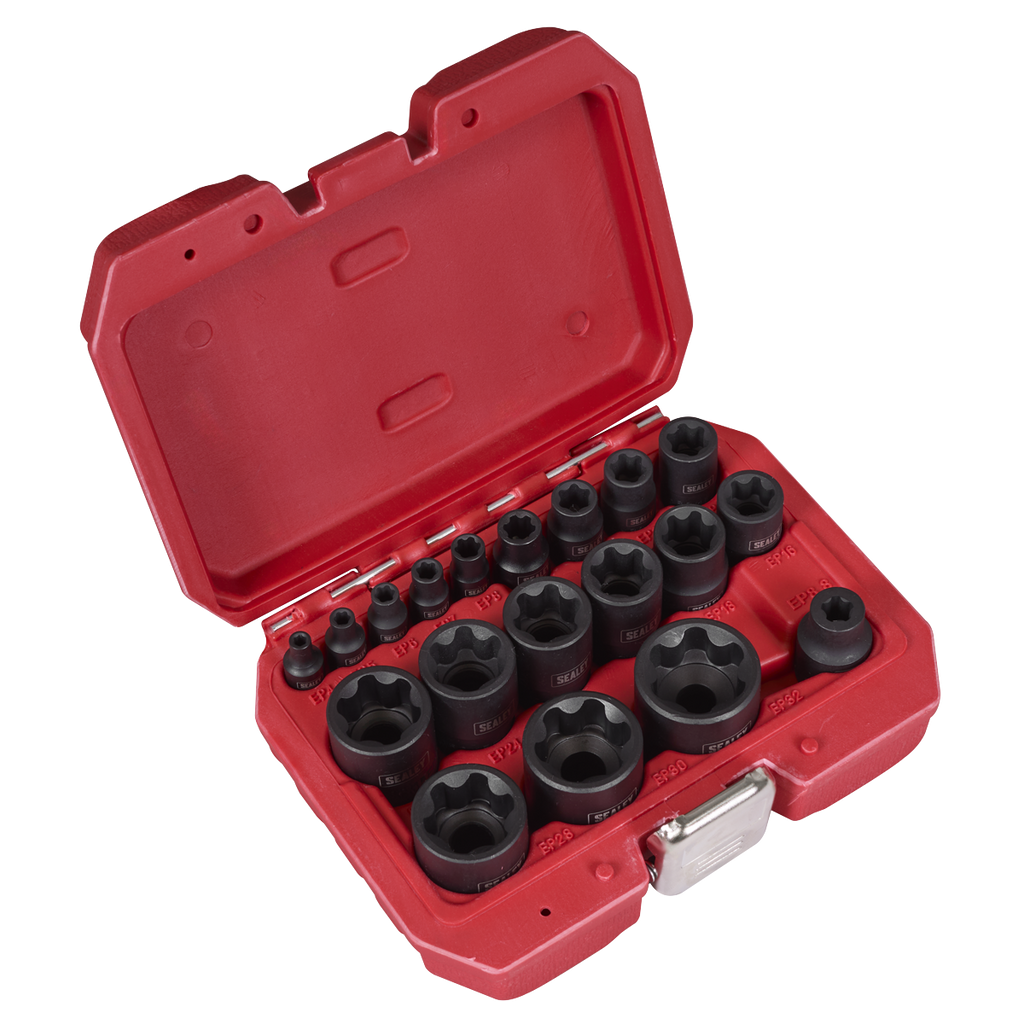 External TRX-P* Socket Set 19pc SX097