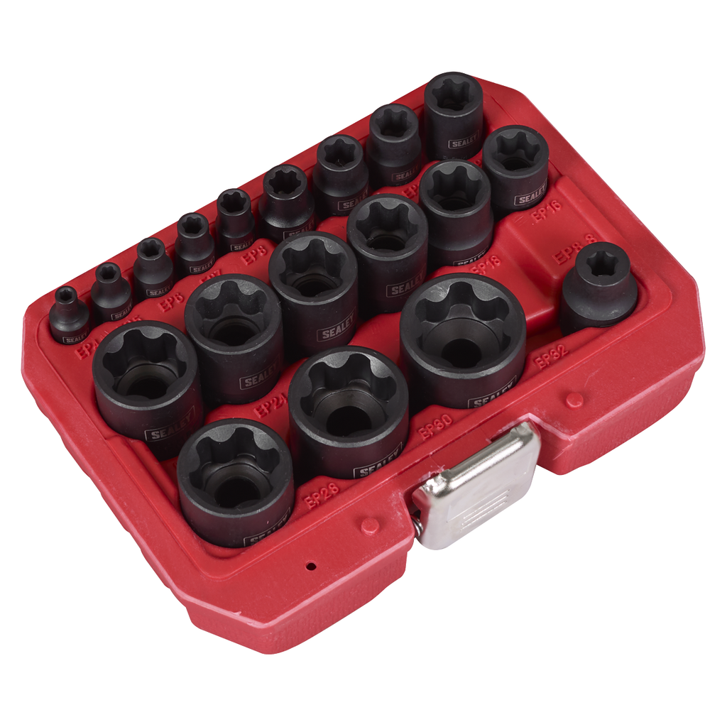 External TRX-P* Socket Set 19pc SX097