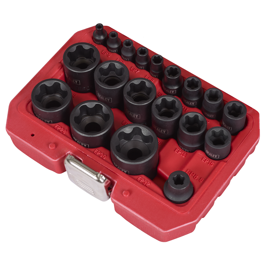 External TRX-P* Socket Set 19pc SX097