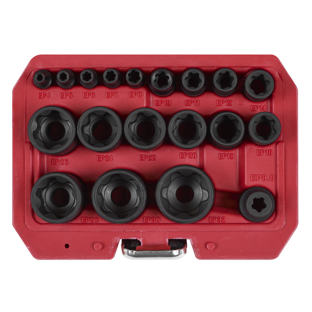 External TRX-P* Socket Set 19pc SX097