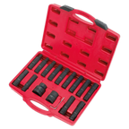 Impact Hex, TRX-Star* & TRX-Star* Female Socket Bit Set 3/4" & 1"Sq Drive 16pc SX098