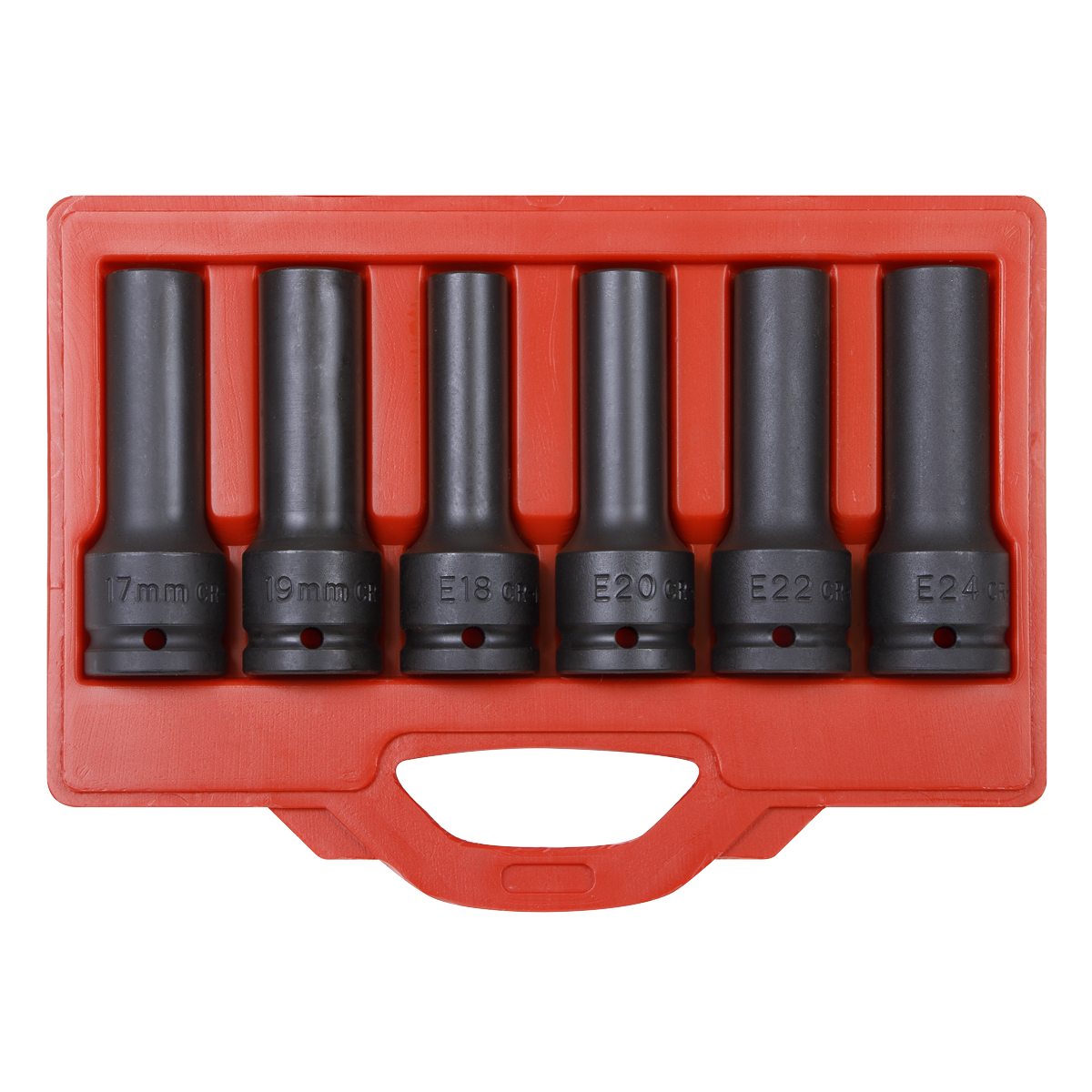 Impact & TRX-Star* Female Deep Socket Set 3/4"Sq Drive 12-Point 6pc SX099
