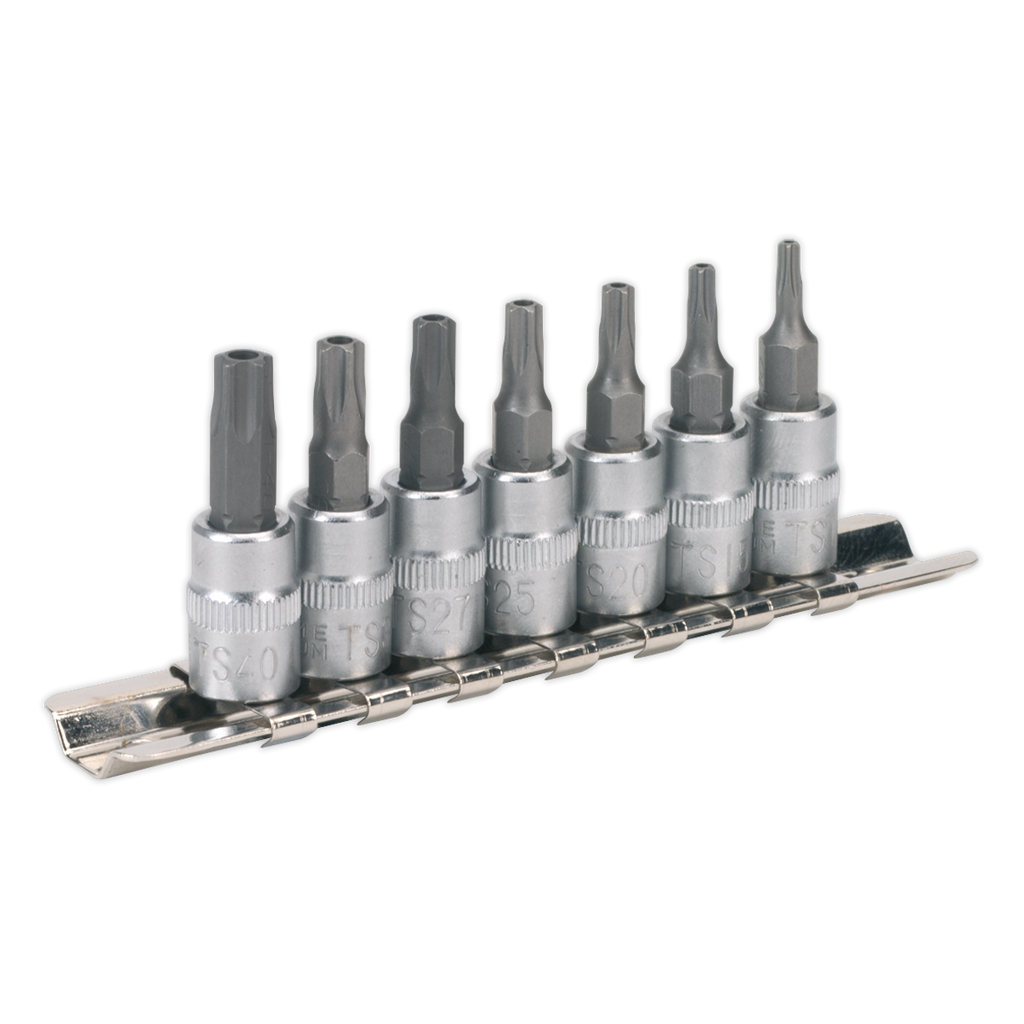 TRX-TS* Security Socket Bit Set 1/4"Sq Drive 7pc SX106