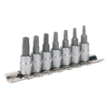 TRX-TS* Security Socket Bit Set 1/4"Sq Drive 7pc SX106