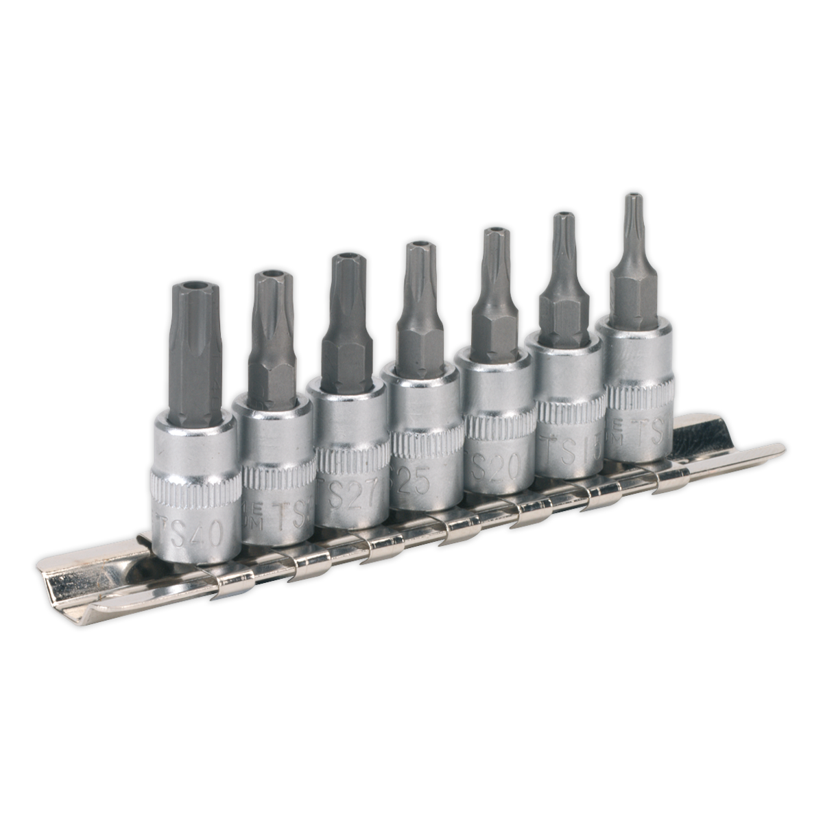 TRX-TS* Security Socket Bit Set 1/4"Sq Drive 7pc SX106