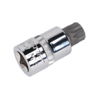 Security Spline Socket Bit 1/2"Sq Drive M16 SX107