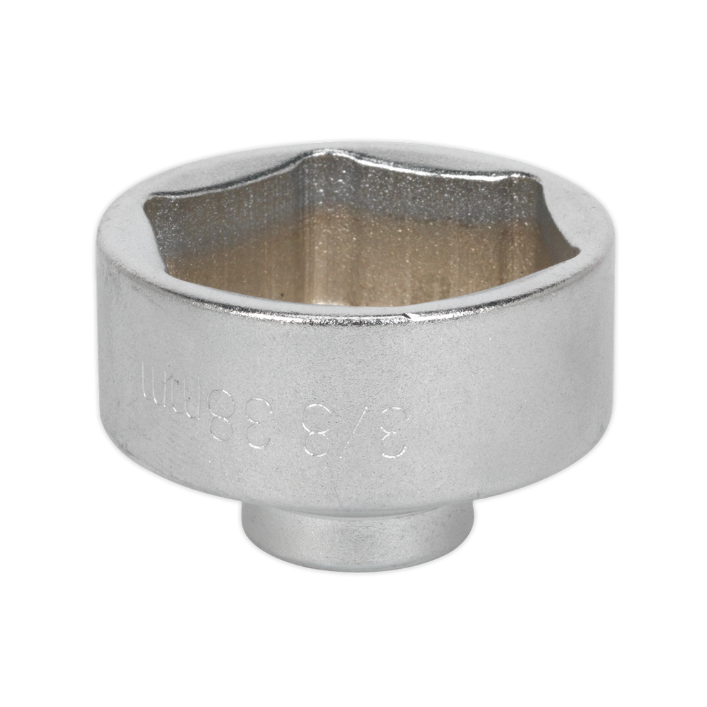 Low Profile Oil Filter Socket 3/8"Sq Drive 38mm SX115