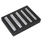 Extra-Deep Socket Set 1/2”Sq Drive 5pc SX1519