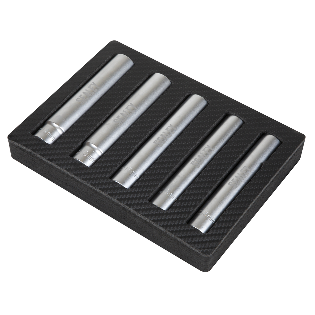 Extra-Deep Socket Set 1/2”Sq Drive 5pc SX1519