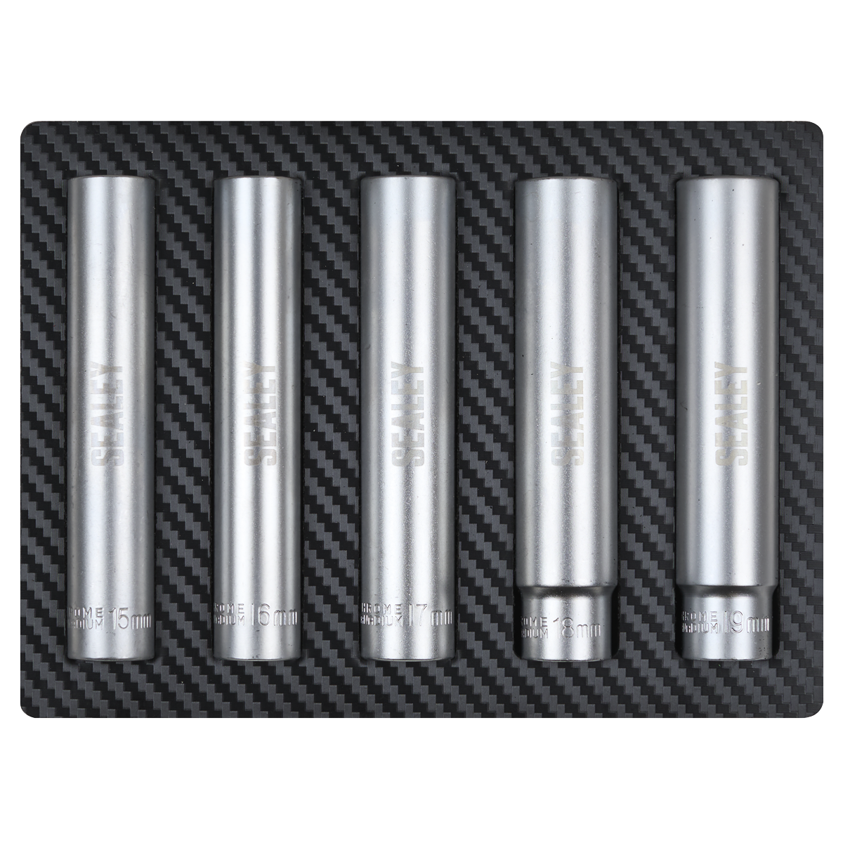 Extra-Deep Socket Set 1/2”Sq Drive 5pc SX1519