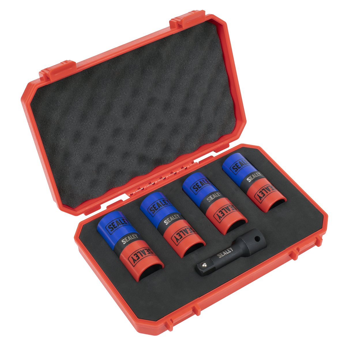 Double Ended Alloy Wheel Impact Socket Set 1/2"Sq Drive 5pc SX1820S