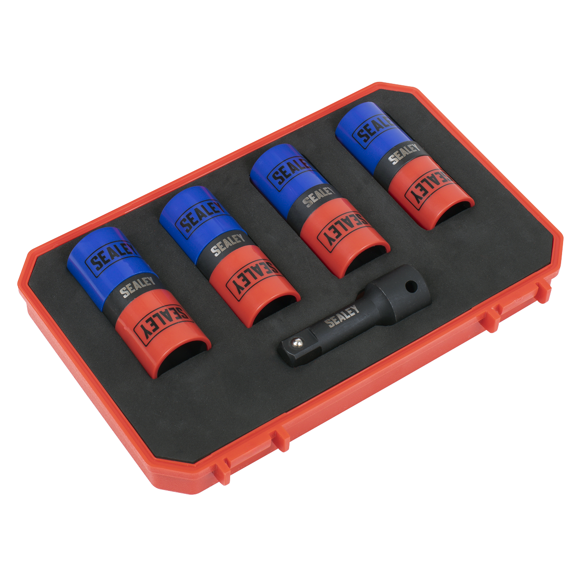Double Ended Alloy Wheel Impact Socket Set 1/2"Sq Drive 5pc SX1820S