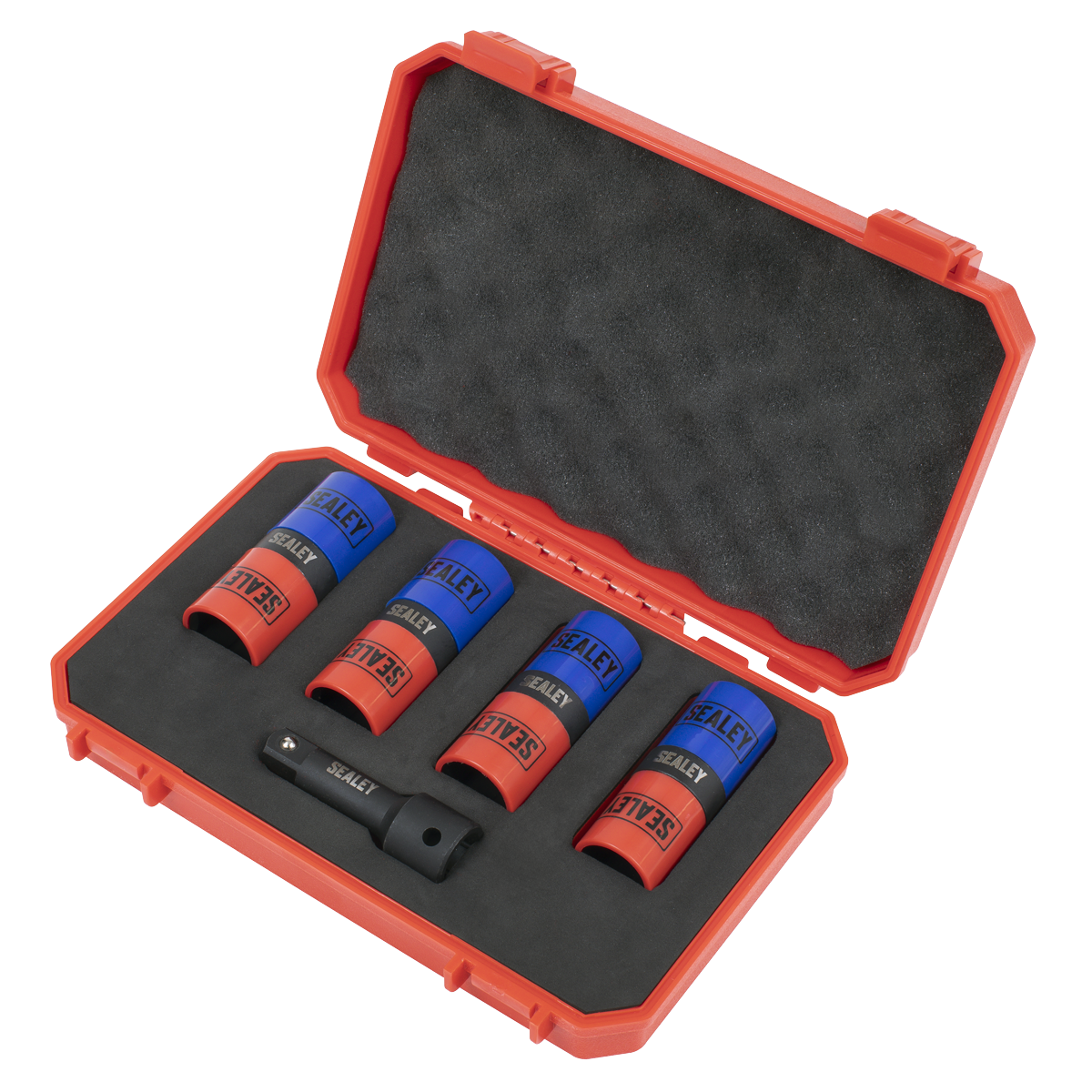 Double Ended Alloy Wheel Impact Socket Set 1/2"Sq Drive 5pc SX1820S
