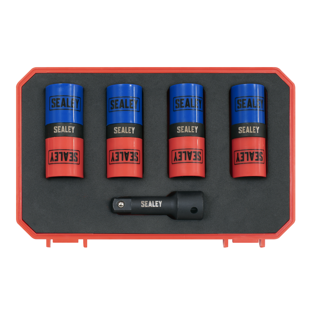 Double Ended Alloy Wheel Impact Socket Set 1/2"Sq Drive 5pc SX1820S