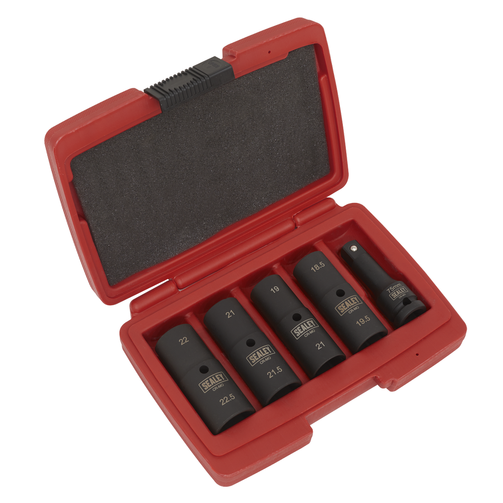 Double Ended Impact Socket Set 1/2"Sq Drive 5pc SX1820