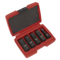Double Ended Impact Socket Set 1/2"Sq Drive 5pc SX1820