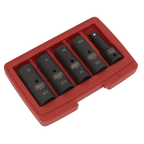 Double Ended Impact Socket Set 1/2"Sq Drive 5pc SX1820